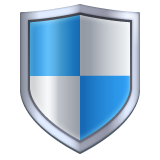 Whatsapp shield emoji image