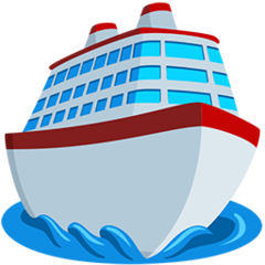 Facebook Messenger ship emoji image