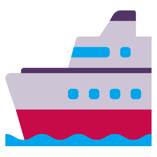 Microsoft ship emoji image