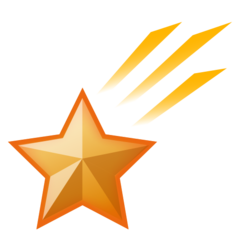 Emojidex shooting star emoji image