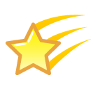 SoftBank shooting star emoji image