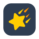 Toss shooting star emoji image