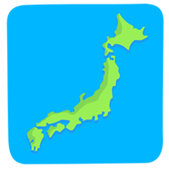 Facebook Messenger silhouette of japan emoji image