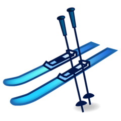 Emojidex ski and ski boot emoji image