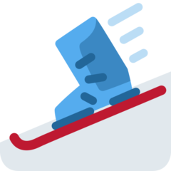 Twitter ski and ski boot emoji image
