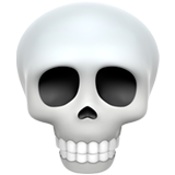 IOS/Apple skull emoji image