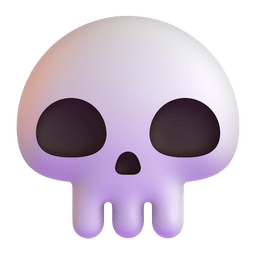 Microsoft Teams skull emoji image