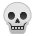 Sony Playstation skull emoji image
