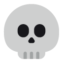 Toss skull emoji image