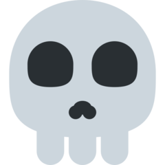 Twitter skull emoji image