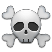 Samsung skull and crossbones emoji image