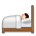 LG sleeping accommodation emoji image