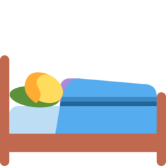 Twitter sleeping accommodation emoji image