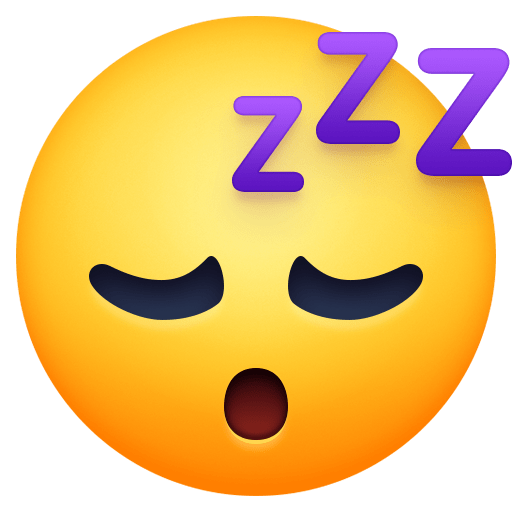 Facebook sleeping face emoji image