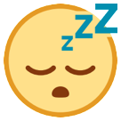 HTC sleeping face emoji image