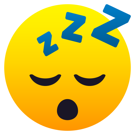 JoyPixels sleeping face emoji image