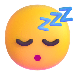Microsoft Teams sleeping face emoji image