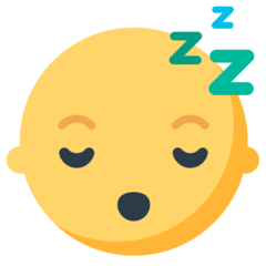 Mozilla sleeping face emoji image