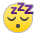 Sony Playstation sleeping face emoji image