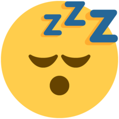 Twitter sleeping face emoji image