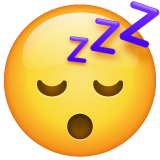 Whatsapp sleeping face emoji image