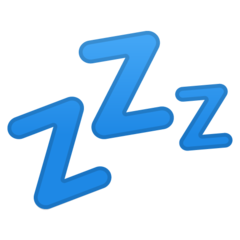 Google sleeping symbol emoji image