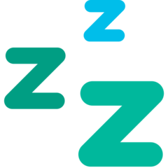 Mozilla sleeping symbol emoji image