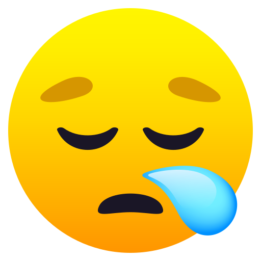 JoyPixels sleepy face emoji image