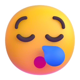 Microsoft Teams sleepy face emoji image