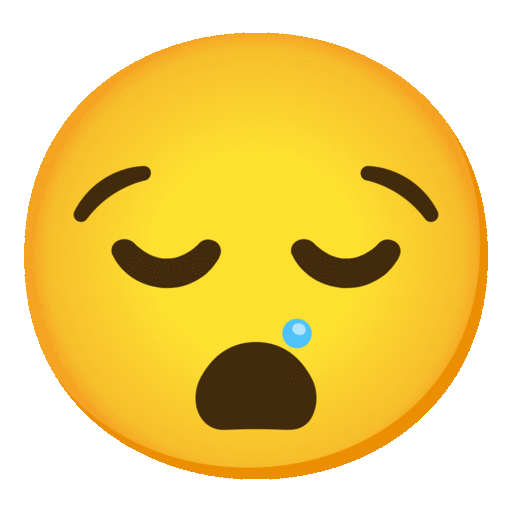 Noto Emoji Animation sleepy face emoji image