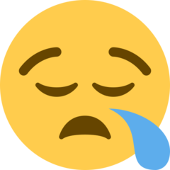 Twitter sleepy face emoji image