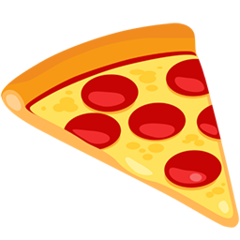 Facebook Messenger slice of pizza emoji image