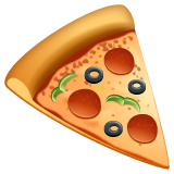 Whatsapp slice of pizza emoji image