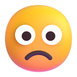 Microsoft Teams slightly frowning face emoji image