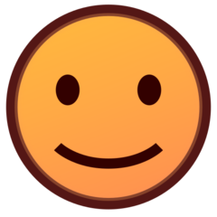 Emojidex slightly smiling face emoji image
