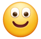 Huawei slightly smiling face emoji image