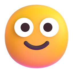 Microsoft Teams slightly smiling face emoji image