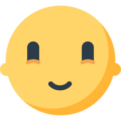 Mozilla slightly smiling face emoji image