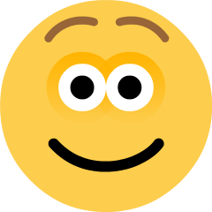 Skype slightly smiling face emoji image