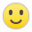 Sony Playstation slightly smiling face emoji image
