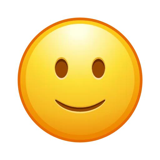 Telegram slightly smiling face emoji image