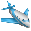 Samsung small airplane emoji image