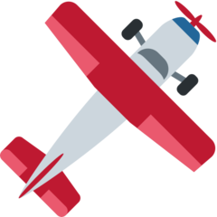 Twitter small airplane emoji image