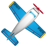 Whatsapp small airplane emoji image
