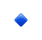 Huawei small blue diamond emoji image