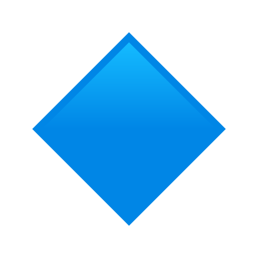 JoyPixels small blue diamond emoji image