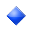 Samsung small blue diamond emoji image