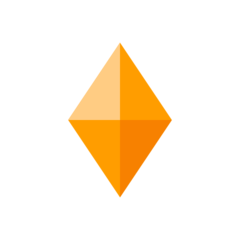 Emojidex small orange diamond emoji image