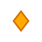 HTC small orange diamond emoji image