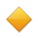 LG small orange diamond emoji image